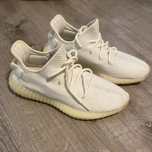 White Yeezy boost. Size 10.5